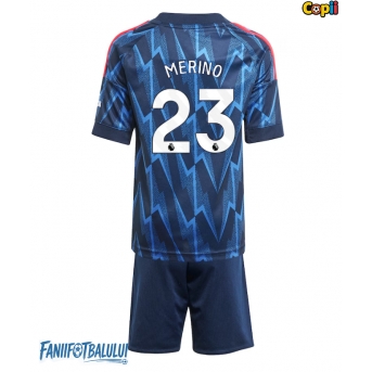 Arsenal Mikel Merino #23 Echipament de Fotbal Replică 2025-26 Copii Deplasare (+ Șorturi)